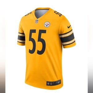 Devin Bush #55 Men's Nike Inverted Color Rush Legend Jersey - Small